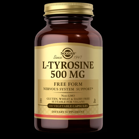 SOLGAR L-Tyrosine 500mg 50 caps-Matakana Pharmacy